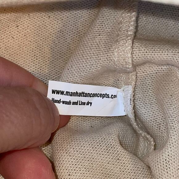 Weight Watchers WW Can't Stop WWon't Stop Canvas Tote Rare Natural 18"W - Picture 5 of 9